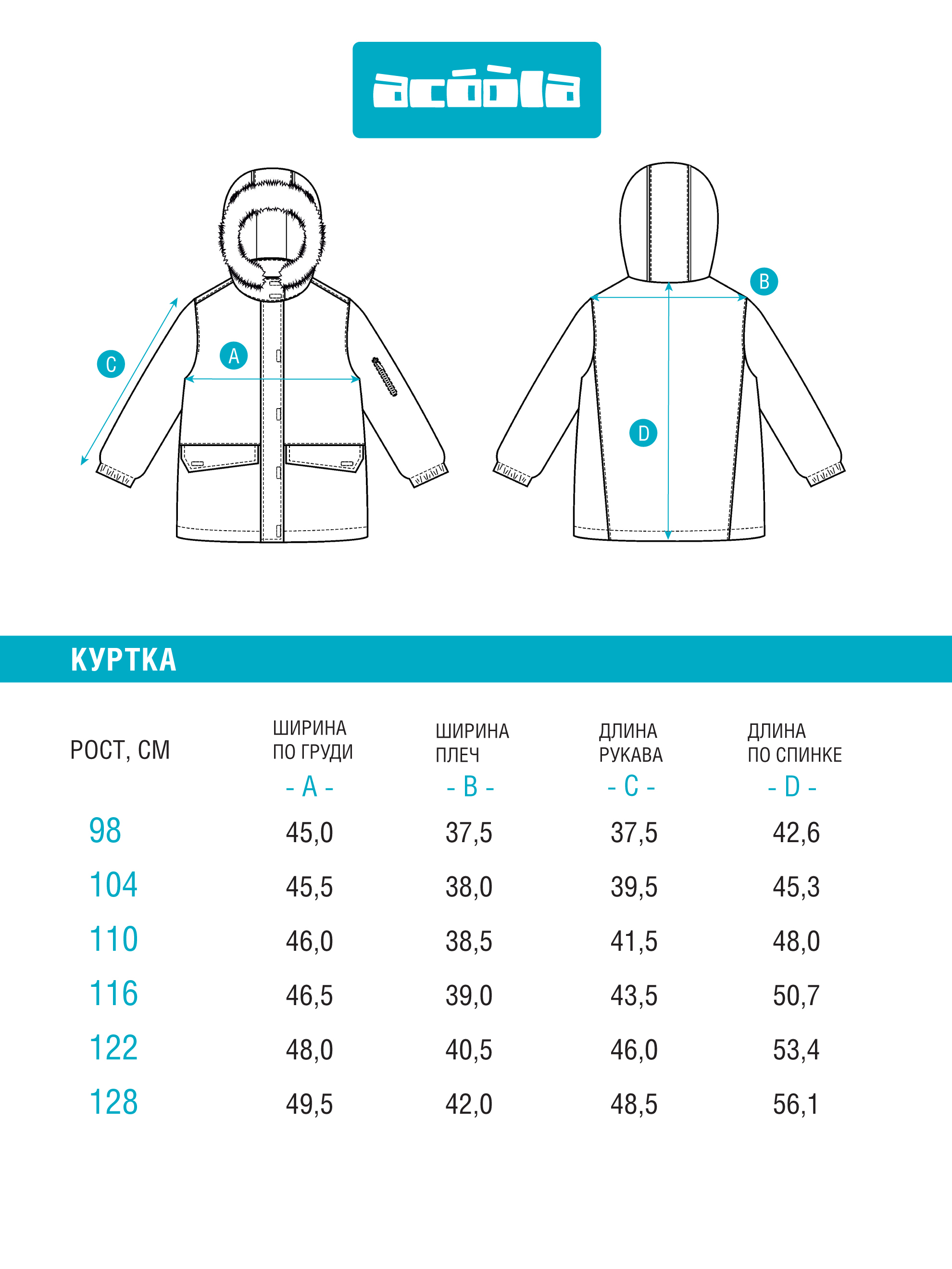 Куртка Acoola 20220130288_0081402 - фото 10