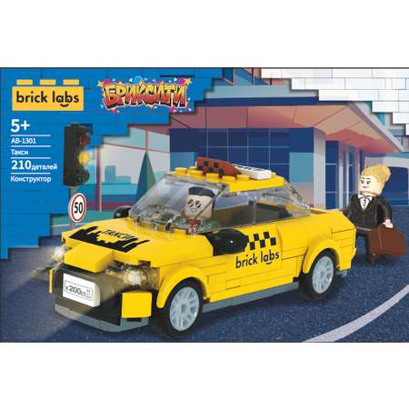 Конструктор brick labs Такси 210 дет.