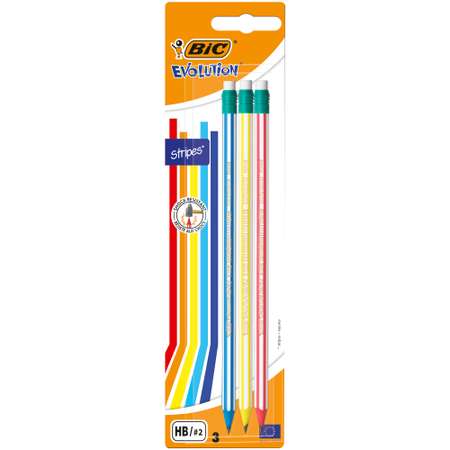 Карандаши чернографитные BIC 3 шт.