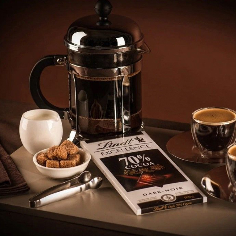 Шоколад Lindt 70% какао - фото 8