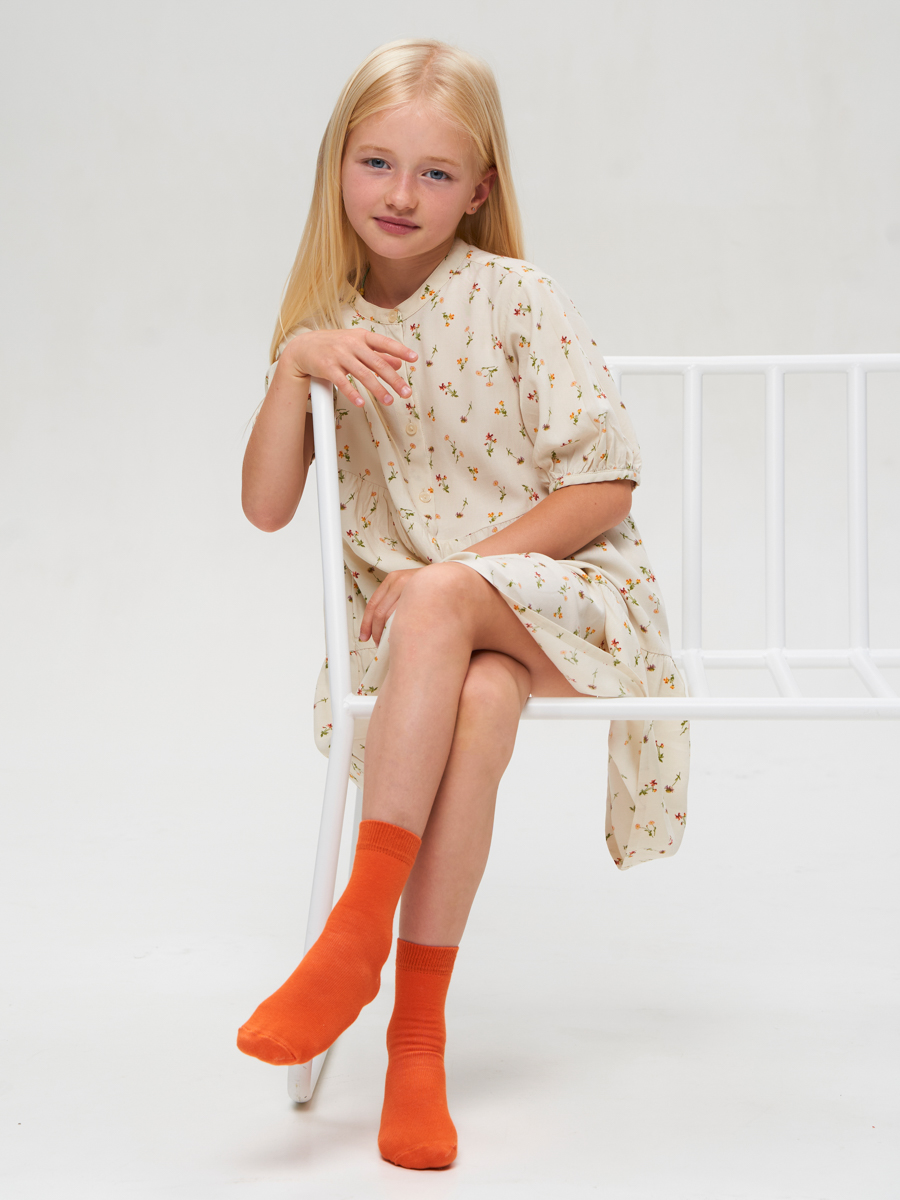 Носки 3 пары Babushka D3 Оранжевые - фото 5