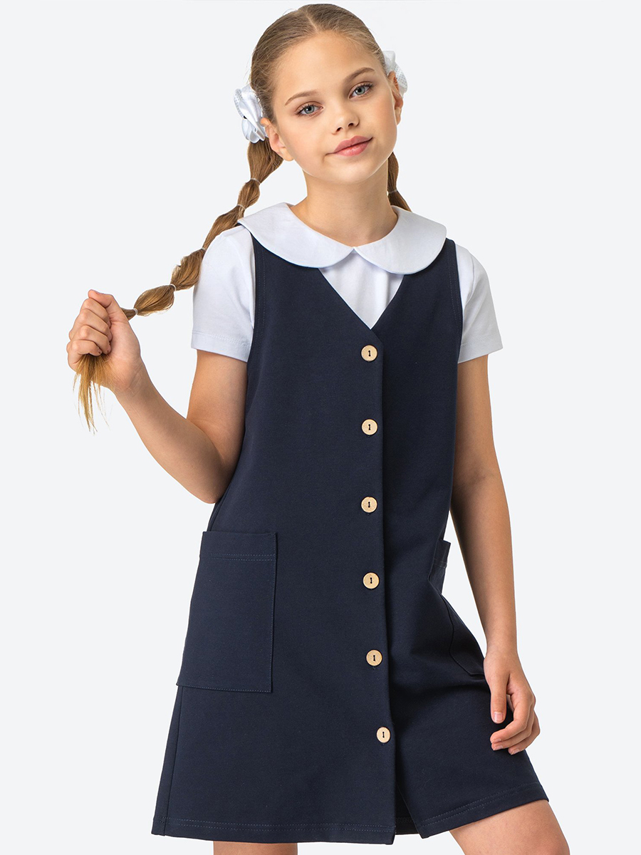 Сарафан HappyFox HF0219SPт.синий - фото 4