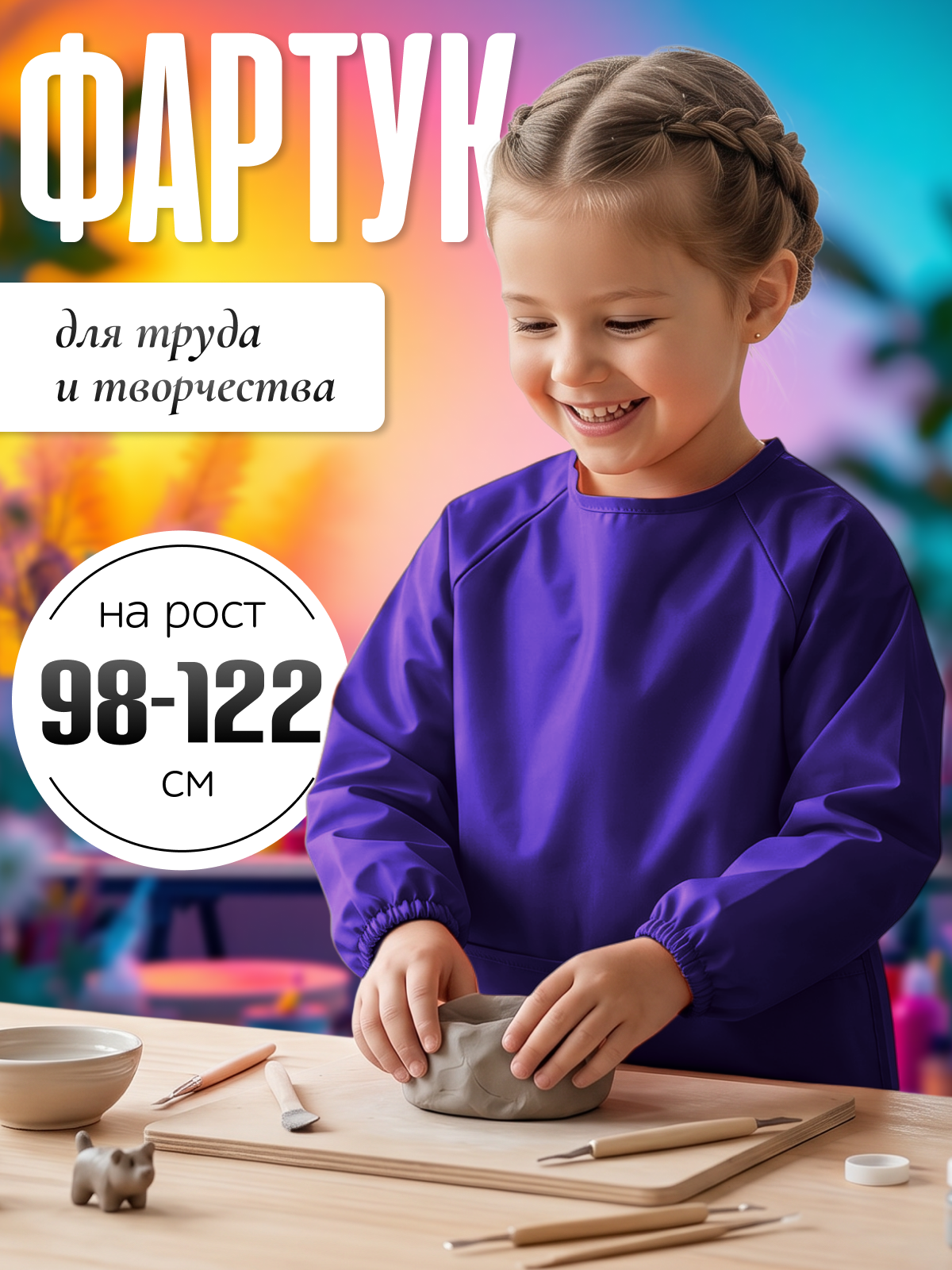Фартук AXLER с рукавами - фото 1