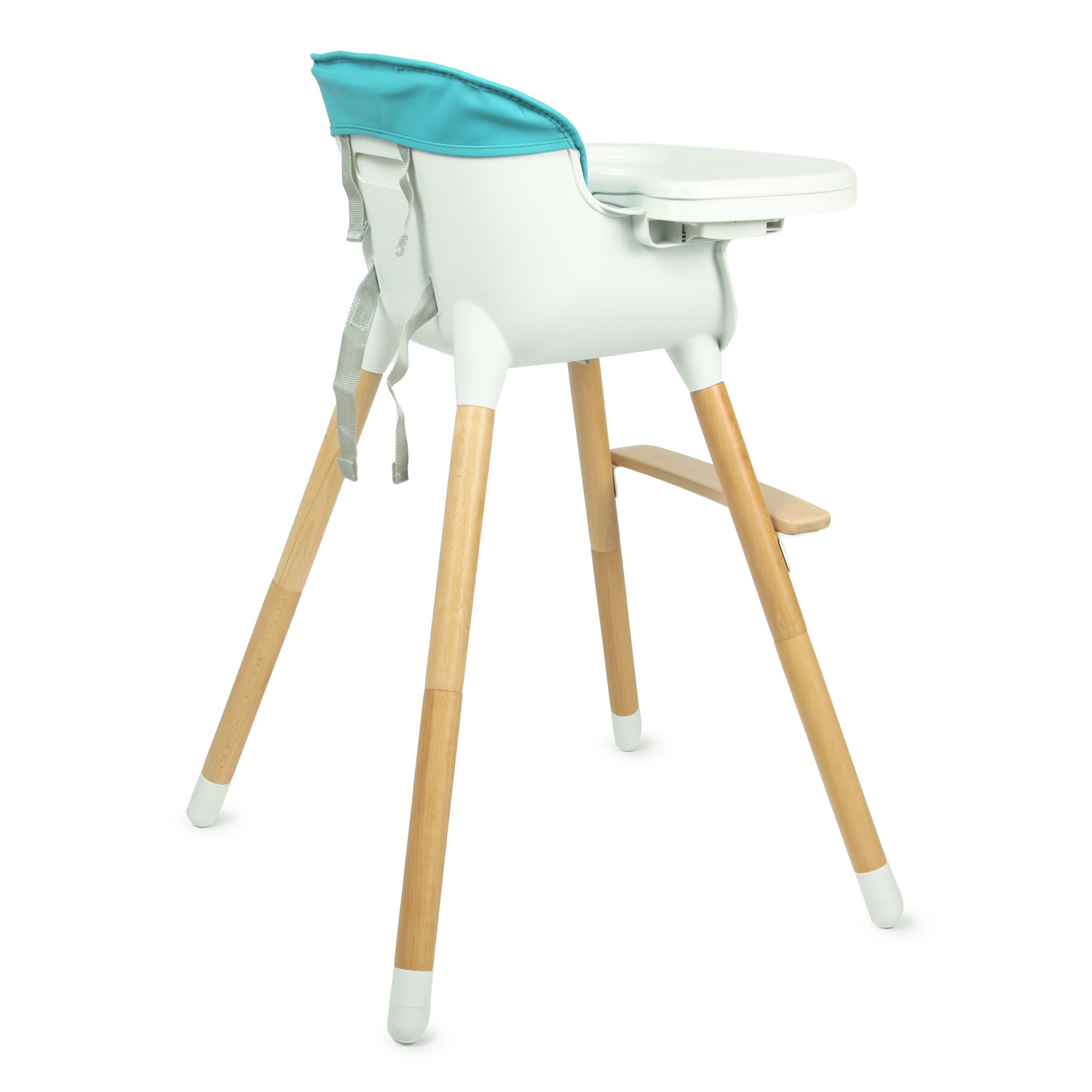 Стульчик для кормления Babyton Woody Turquoise трансформер - фото 7