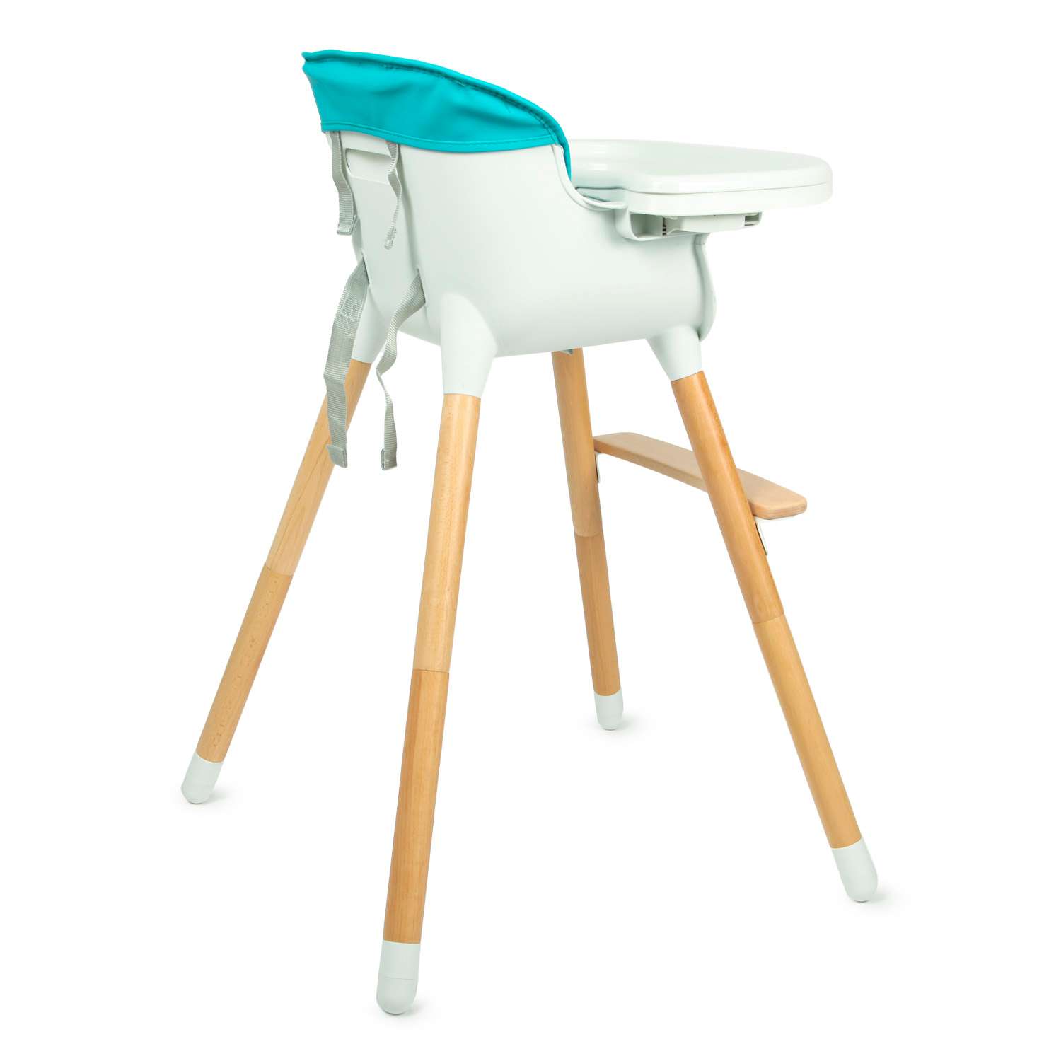 Стульчик для кормления Babyton Woody Turquoise трансформер - фото 7