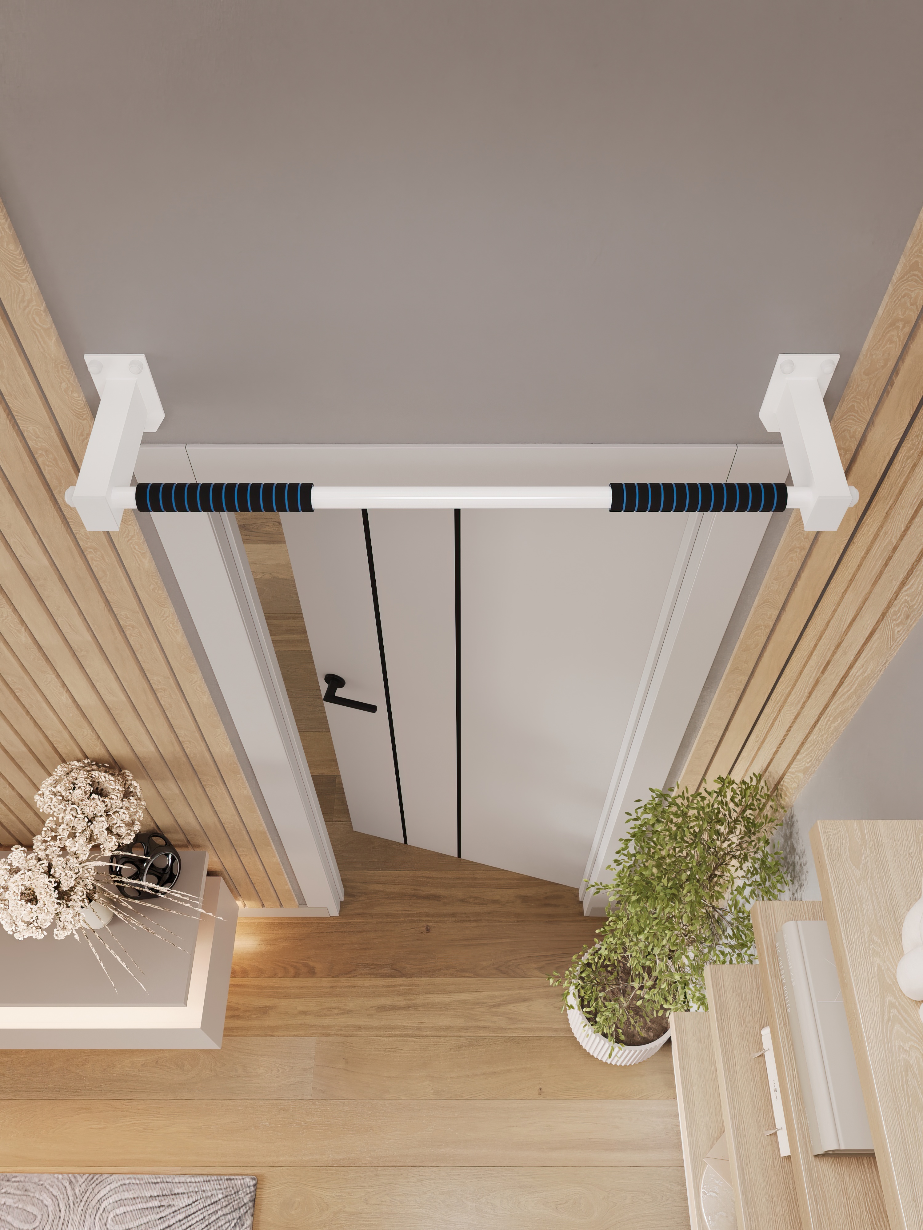 Турник настенный наддверный "Классик" COMFORT - неопреновое покрытие - фото 9