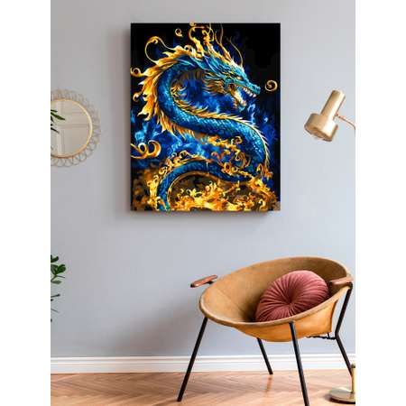 Картина по номерам Art on Canvas Дракон в огне в ассортименте