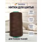 Нитки для шитья для оверлока 50/2 Bestex 5000 ярдов цв 385
