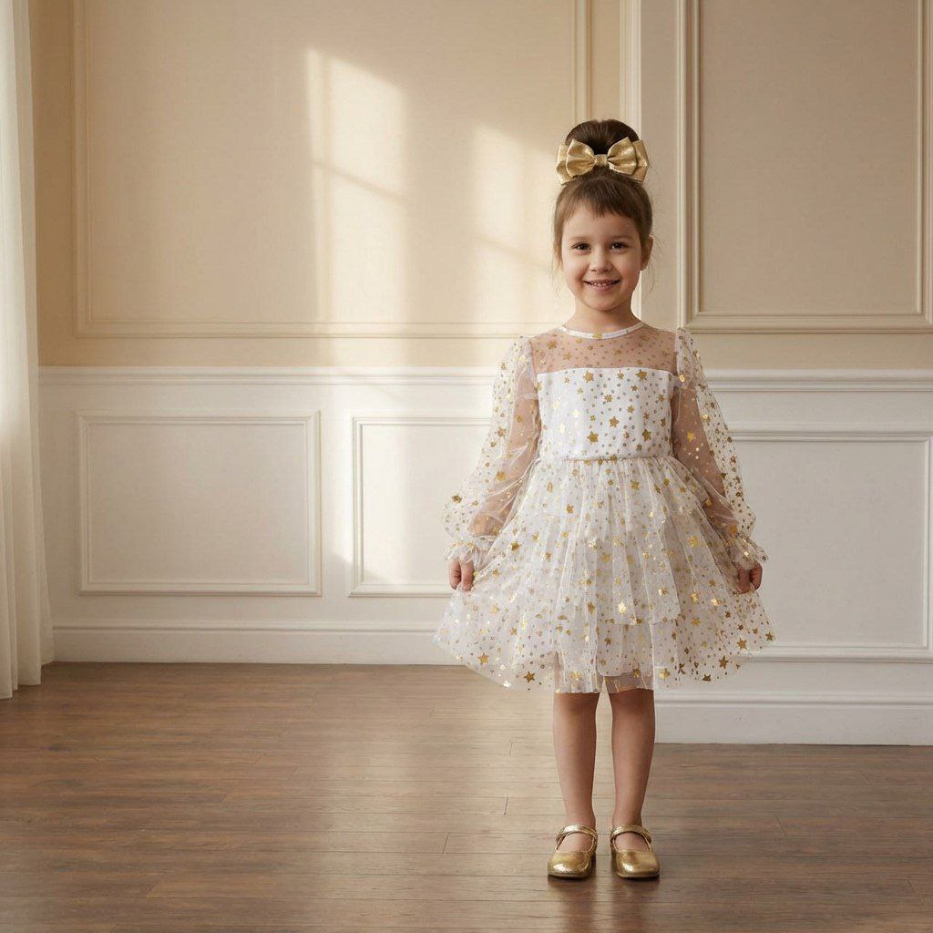 Платье VasileKiss Звездыбелый - фото 1