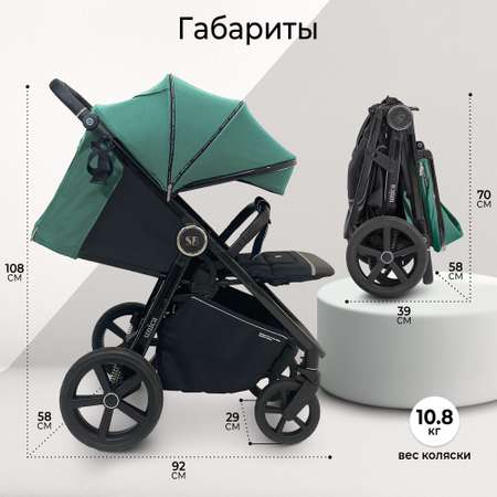 Коляска прогулочная Sweet Baby Unica Dark Green