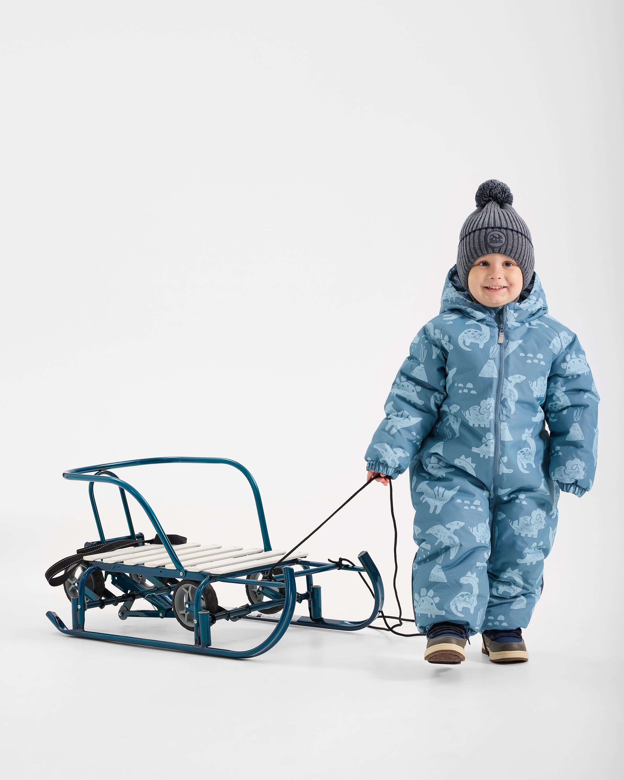 Санки NiKA kids Тимка 6 универсал морской лак - фото 2