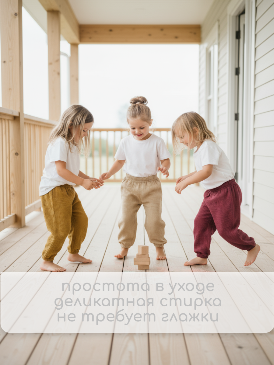 Брюки КВАРК лук 2044747541066 - фото 4