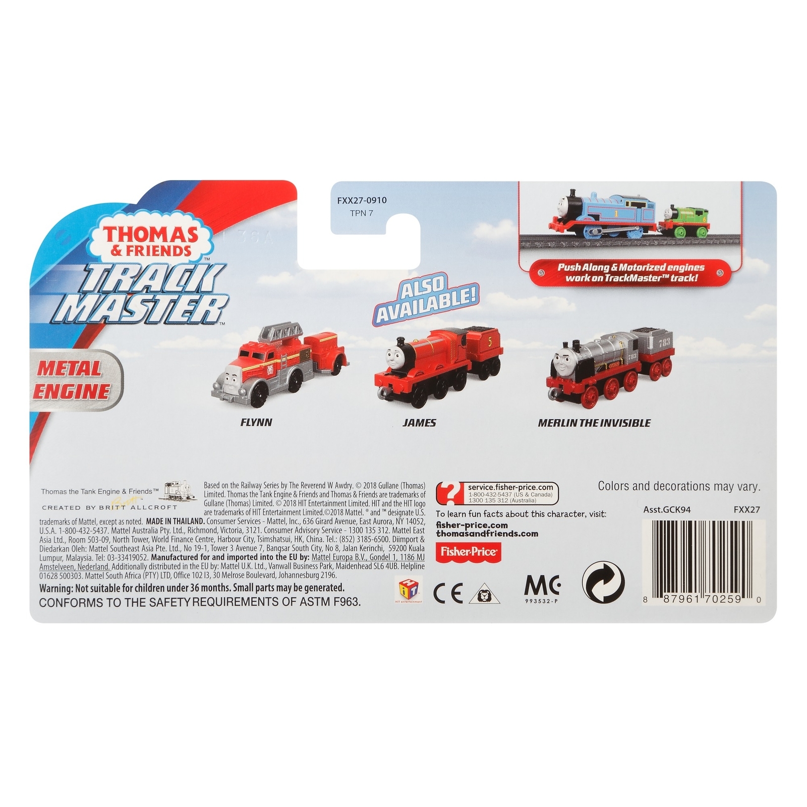 Развивающая железная дорога Thomas and Friends GCK94 - фото 3