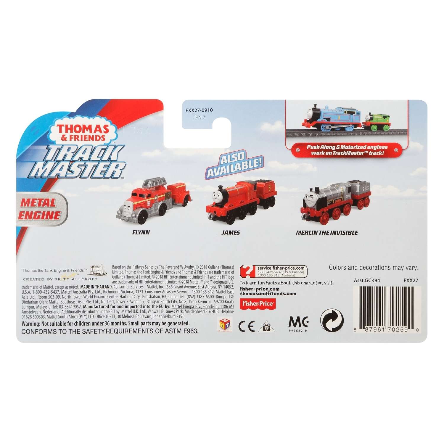 Развивающая железная дорога Thomas and Friends GCK94 - фото 3