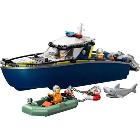 Конструктор LEGO City Погоня на полицейском катере 264 дет.