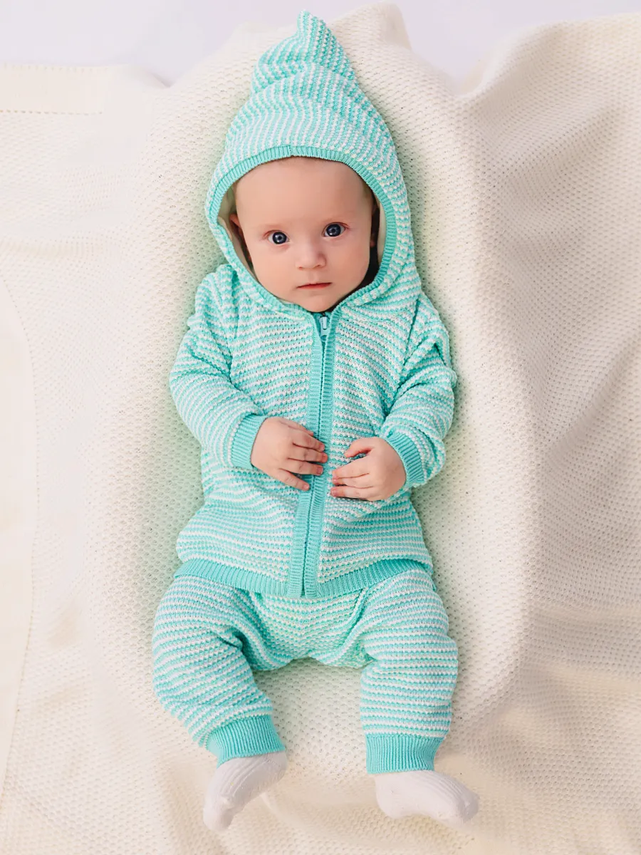 Изображение товара Комплект для новорожденных Linas baby 62 кардиган и штанишки гипоаллергенный