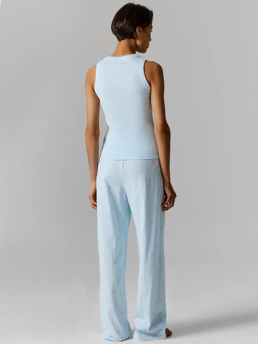 Пижама Mark Formelle (Марк Формэль) 592649/голубое небо +вишенки на голубой полоске - фото 3