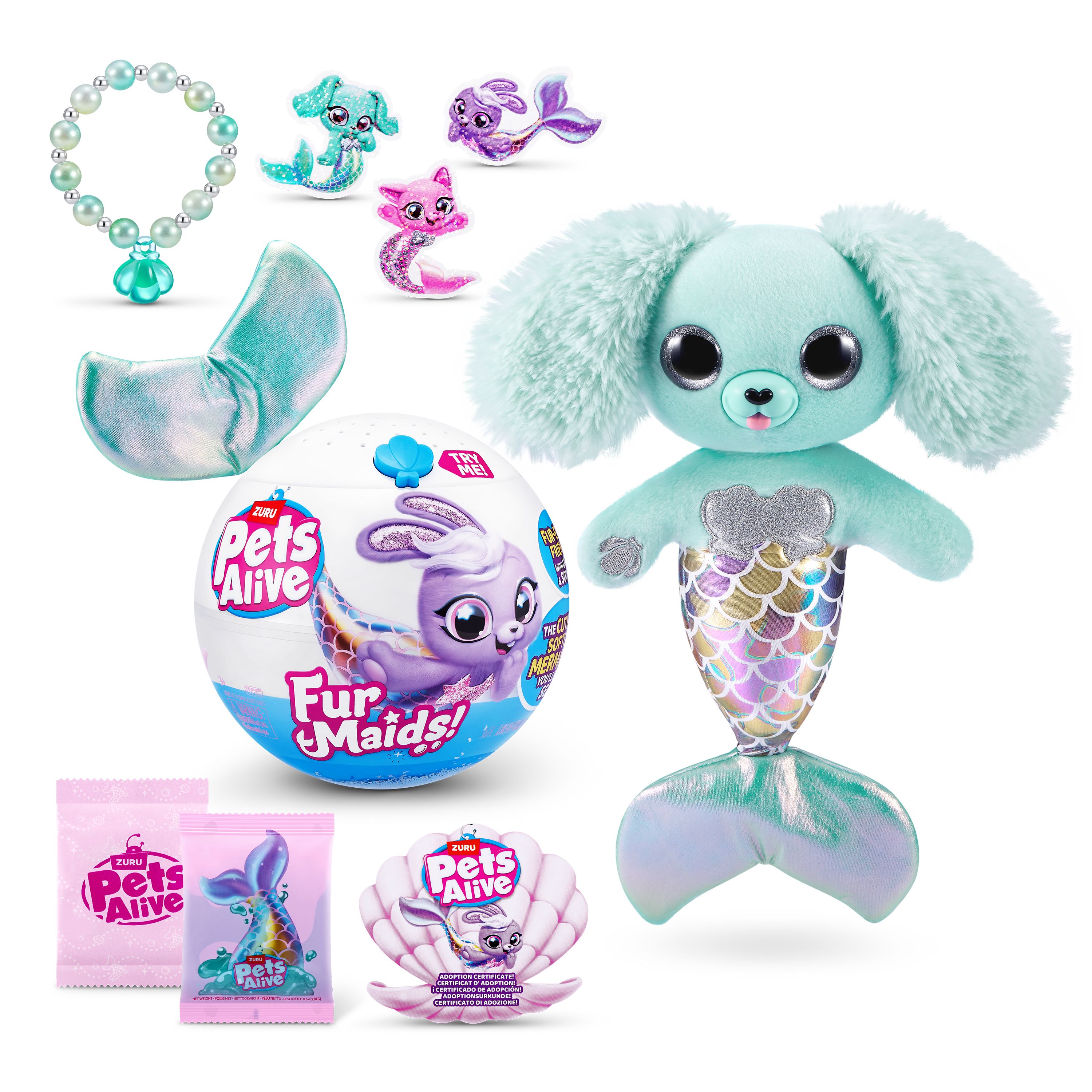 Игровой набор Zuru Pets Alive Furmaids в ассортименте - фото 9