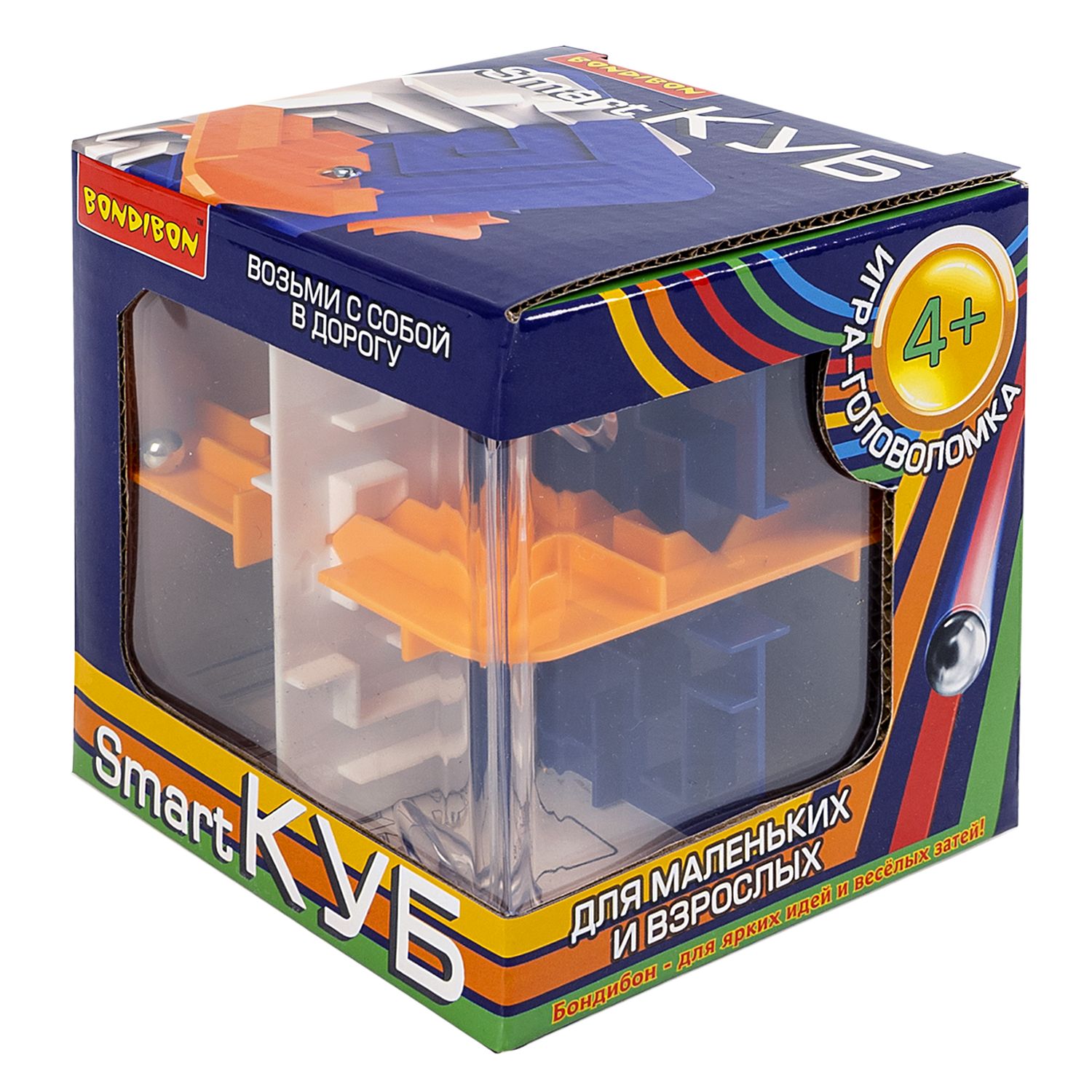 Настольная игра Bondibon Головоломка 3D Smart КУБ - фото 3