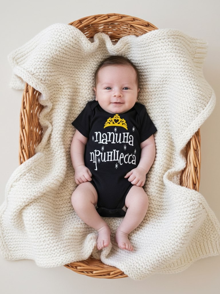 Боди BeeKIDzzZ БКЗ-И-Б1_папина_принцесса - фото 1