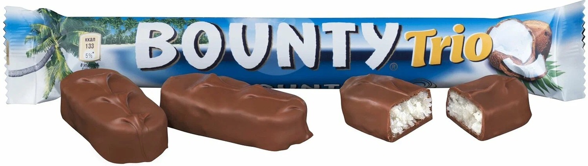 Батончик BOUNTY Трио 82.5г - фото 1
