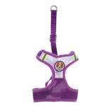 Шлейка Пижон регулируемая дышащая светоотражающая размер S фиолетовая