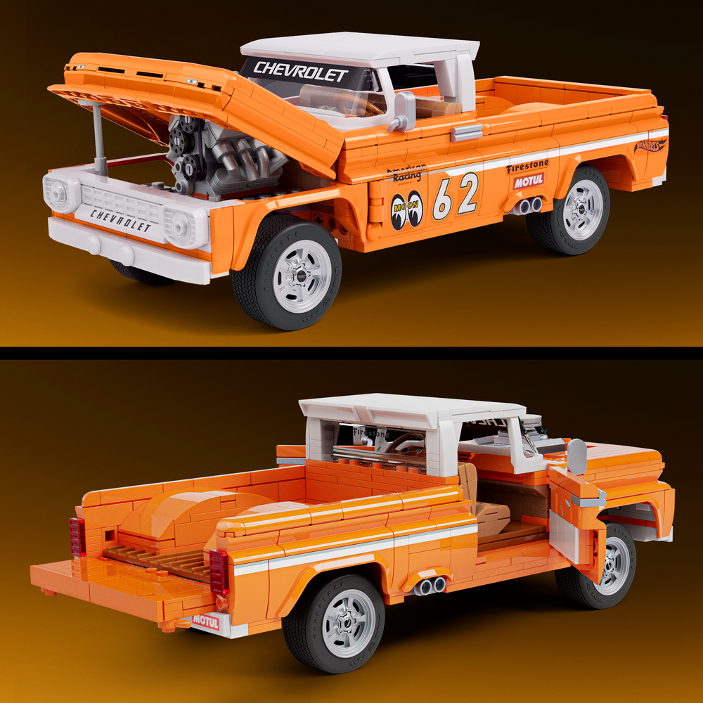 Конструктор Brick Shop Chevrolet '62 858 дет. - фото 10
