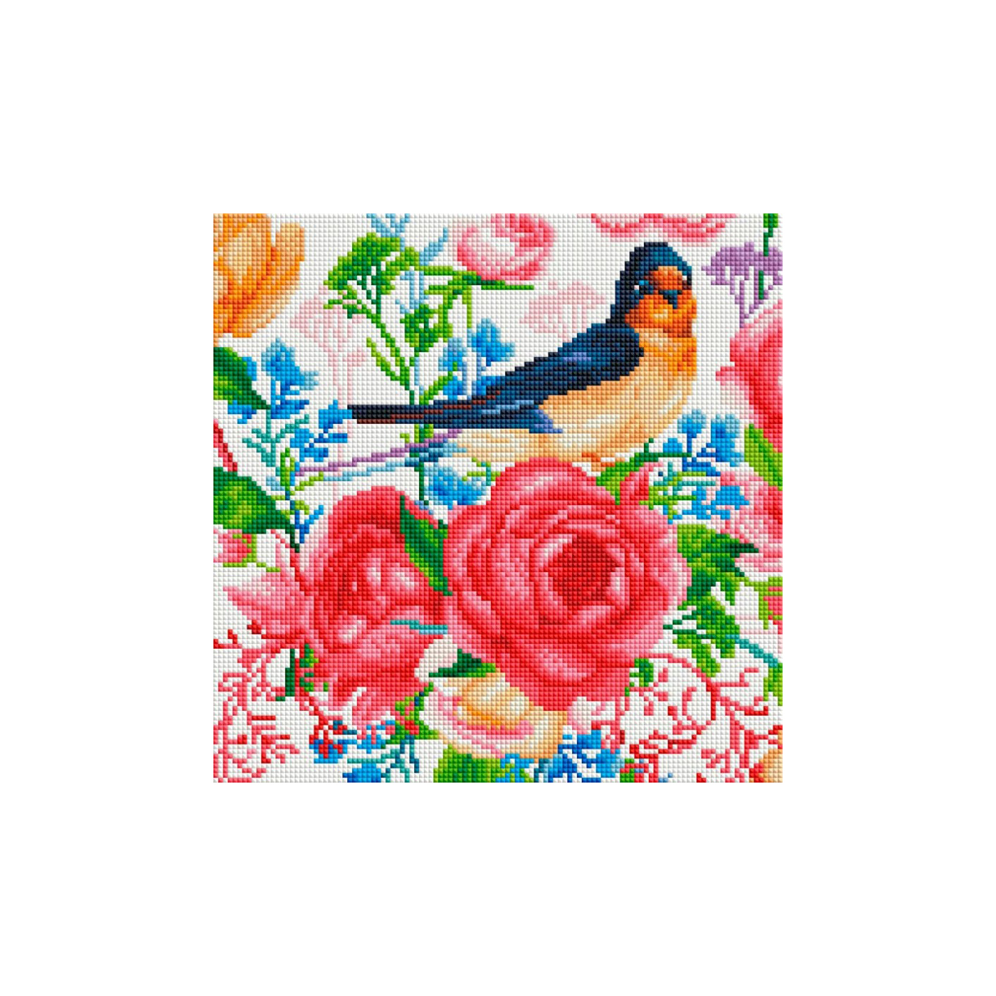 Алмазная мозаика Белоснежка Ласточка и розы - фото 1