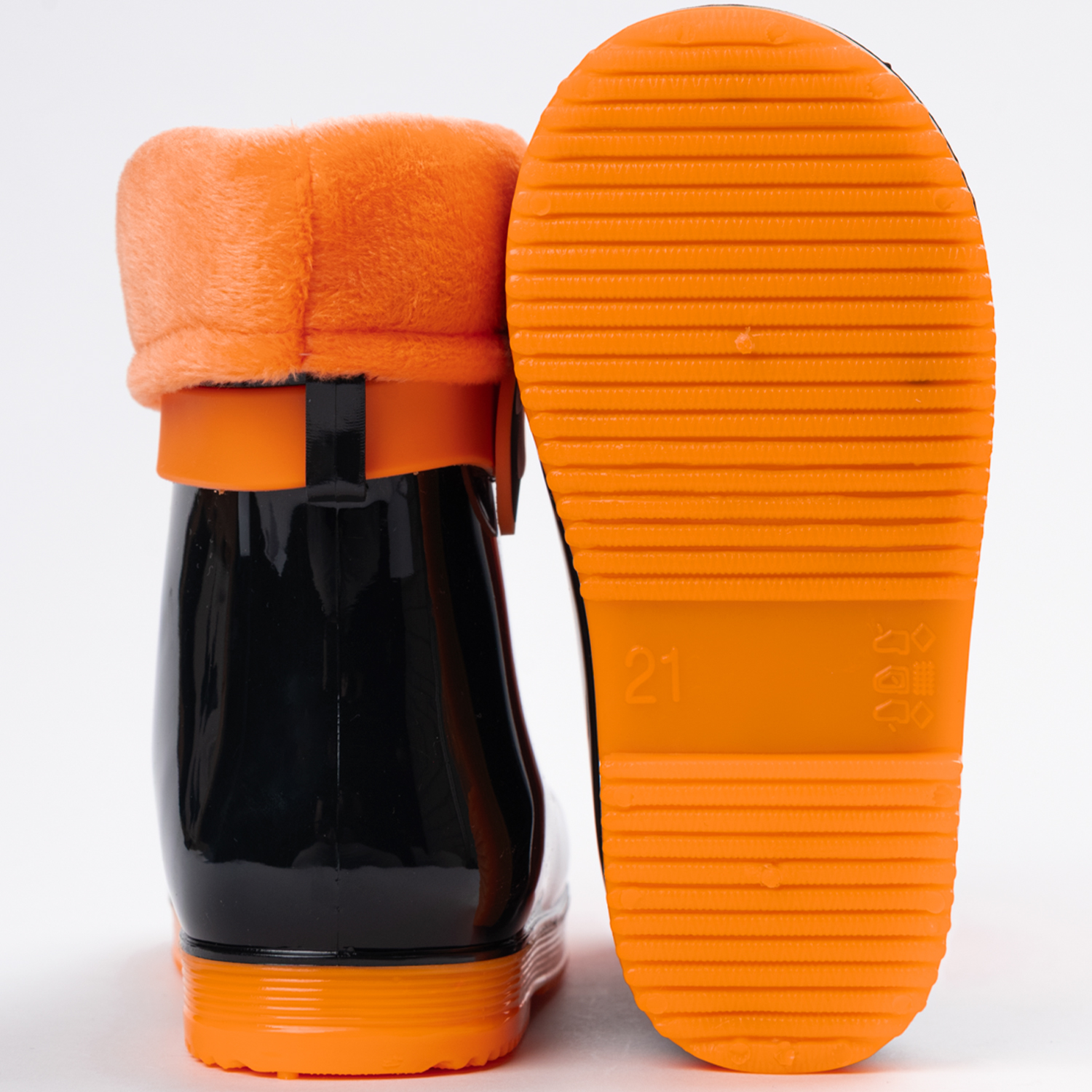 Сапоги резиновые TikkaGo 8U03_2433-1_black-orange - фото 8