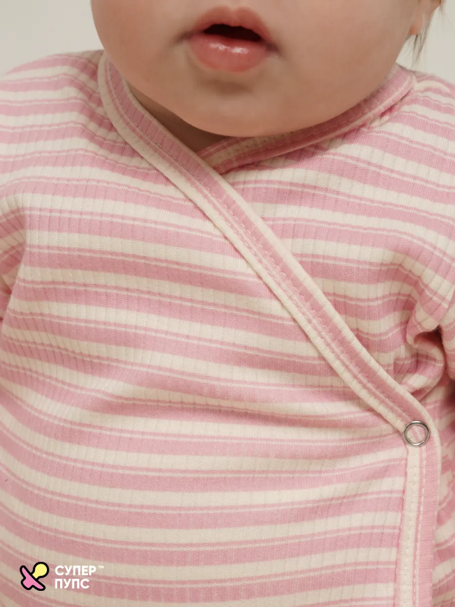 Боди 3 шт Супер Пупс нбр/3пр/бд/зап/розовыеягодки - фото 23