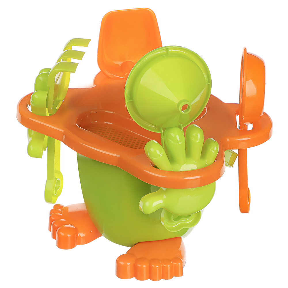 Песочный набор Игроленд Дружок 9 предм. в ассортименте - фото 12