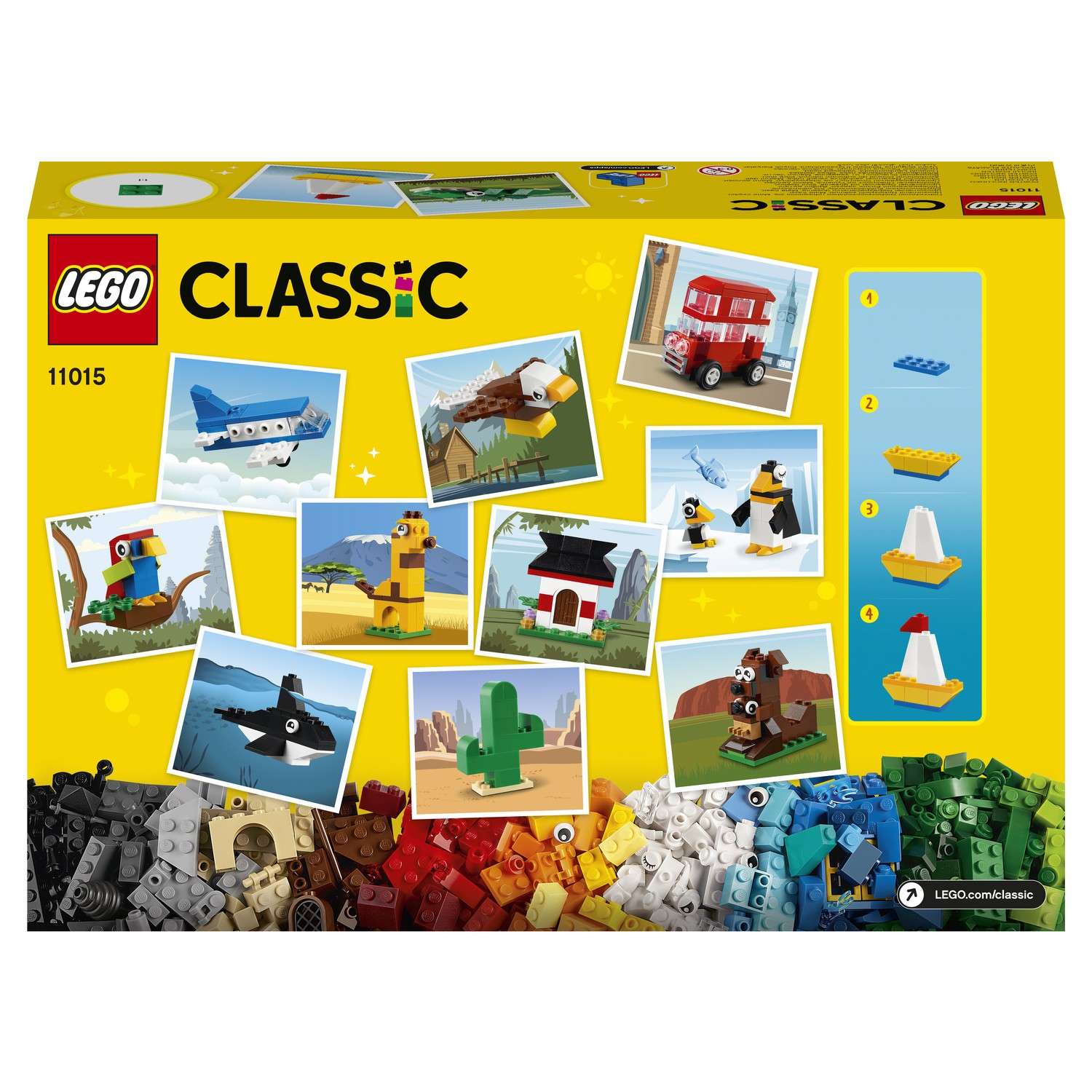 Конструктор LEGO Classic Вокруг света блочный - фото 3
