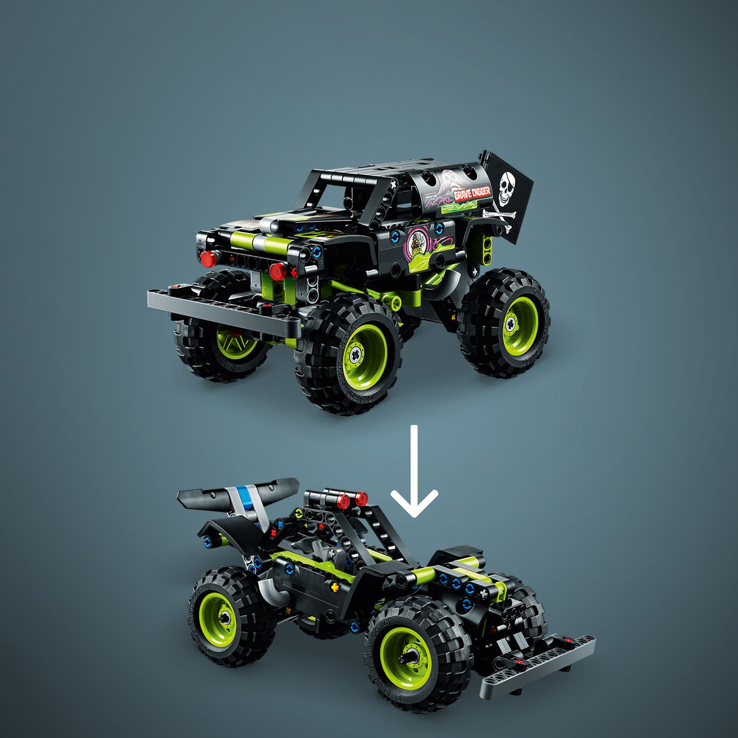 Конструктор LEGO Technic Monster Jam Grave Digger 212 дет. - фото 7