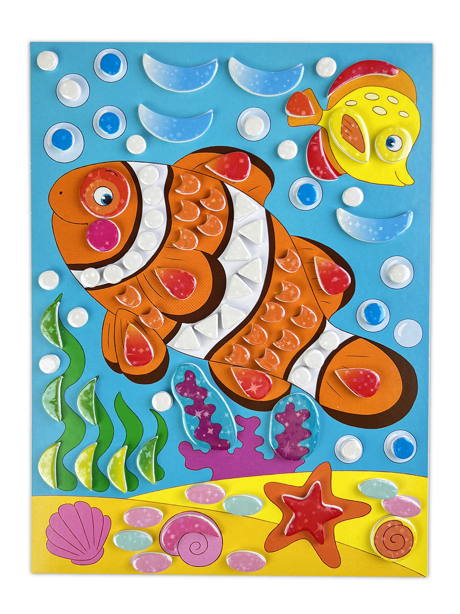 Аппликация Дрофа-Медиа Машинка Рыбка Попугайчик - фото 8