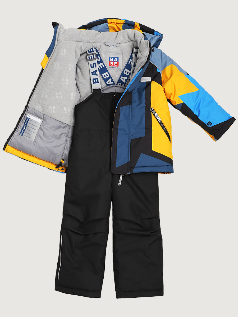 Куртка и полукомбинезон BASE by NIKASTYLE б7з10325 желтый/черный - фото 10