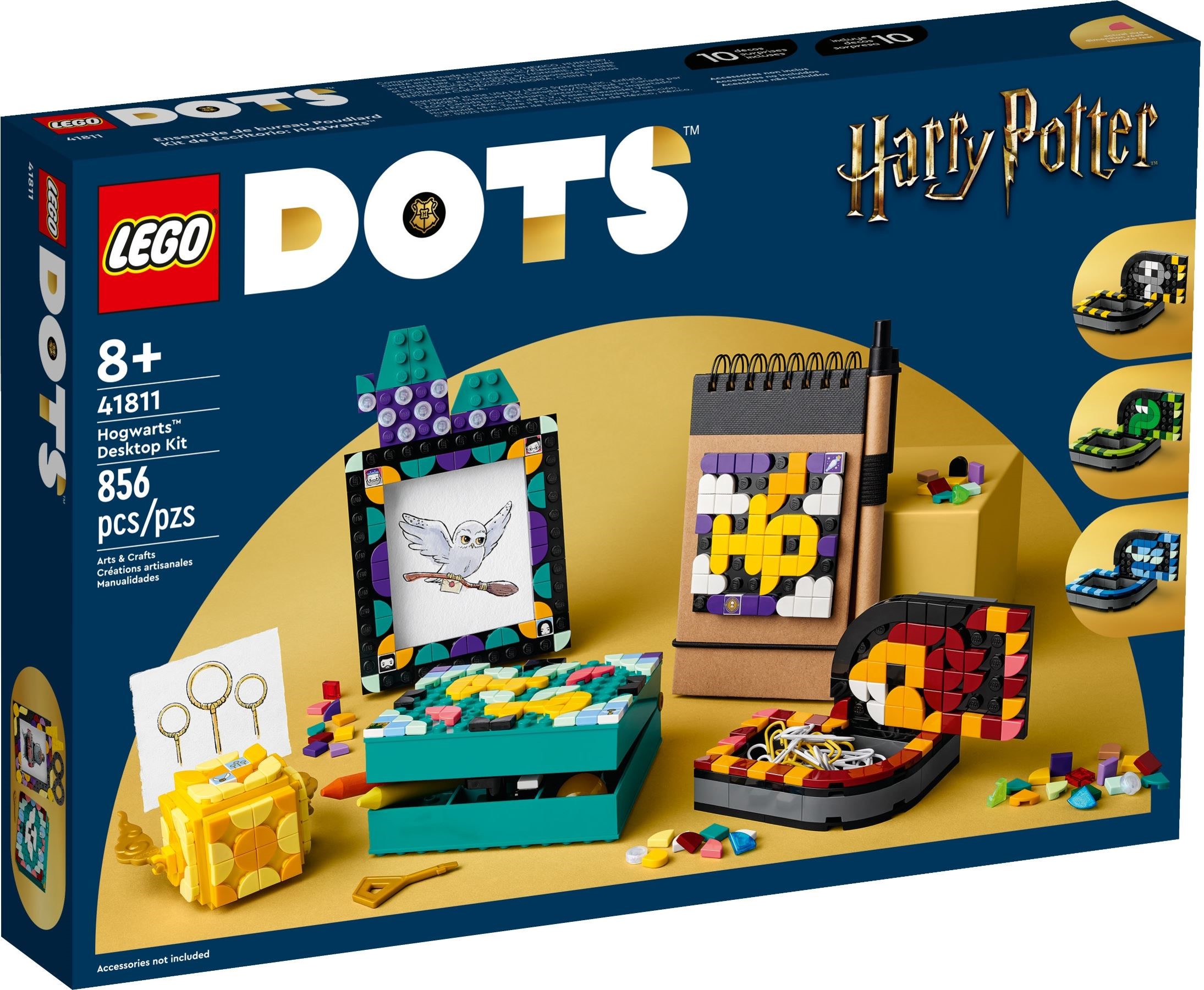 Изображение товара Конструктор LEGO DOTS Хогвартс Настольный комплект 273 детали для творческих детей Изображение товара Конструктор LEGO DOTS Хогвартс Настольный комплект 273 детали для творческих детей
