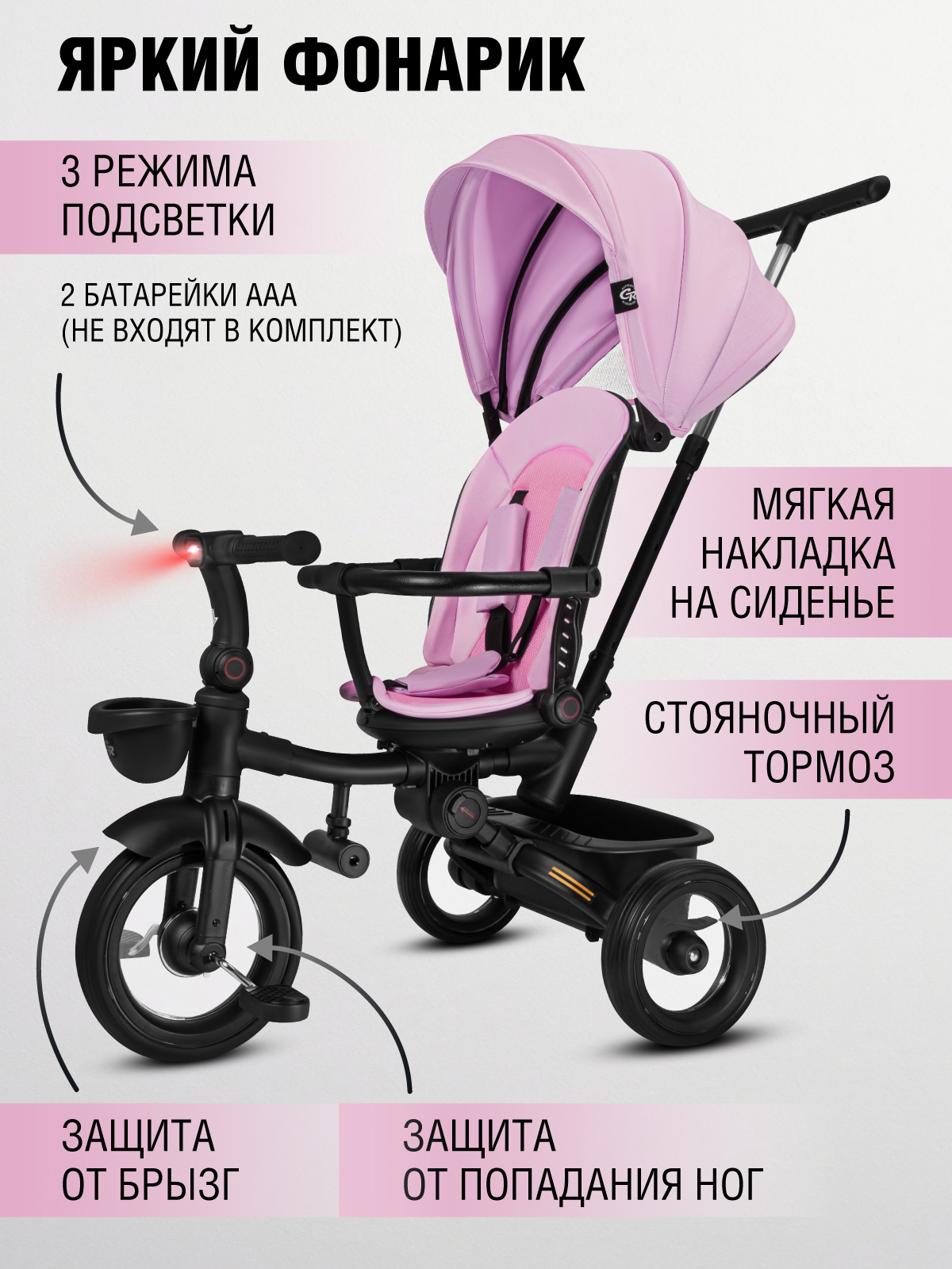 Трехколесный велосипед CITYRIDE - фото 5
