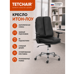 Компьютерное кресло TETCHAIR Итон-Лоу кож зам черный