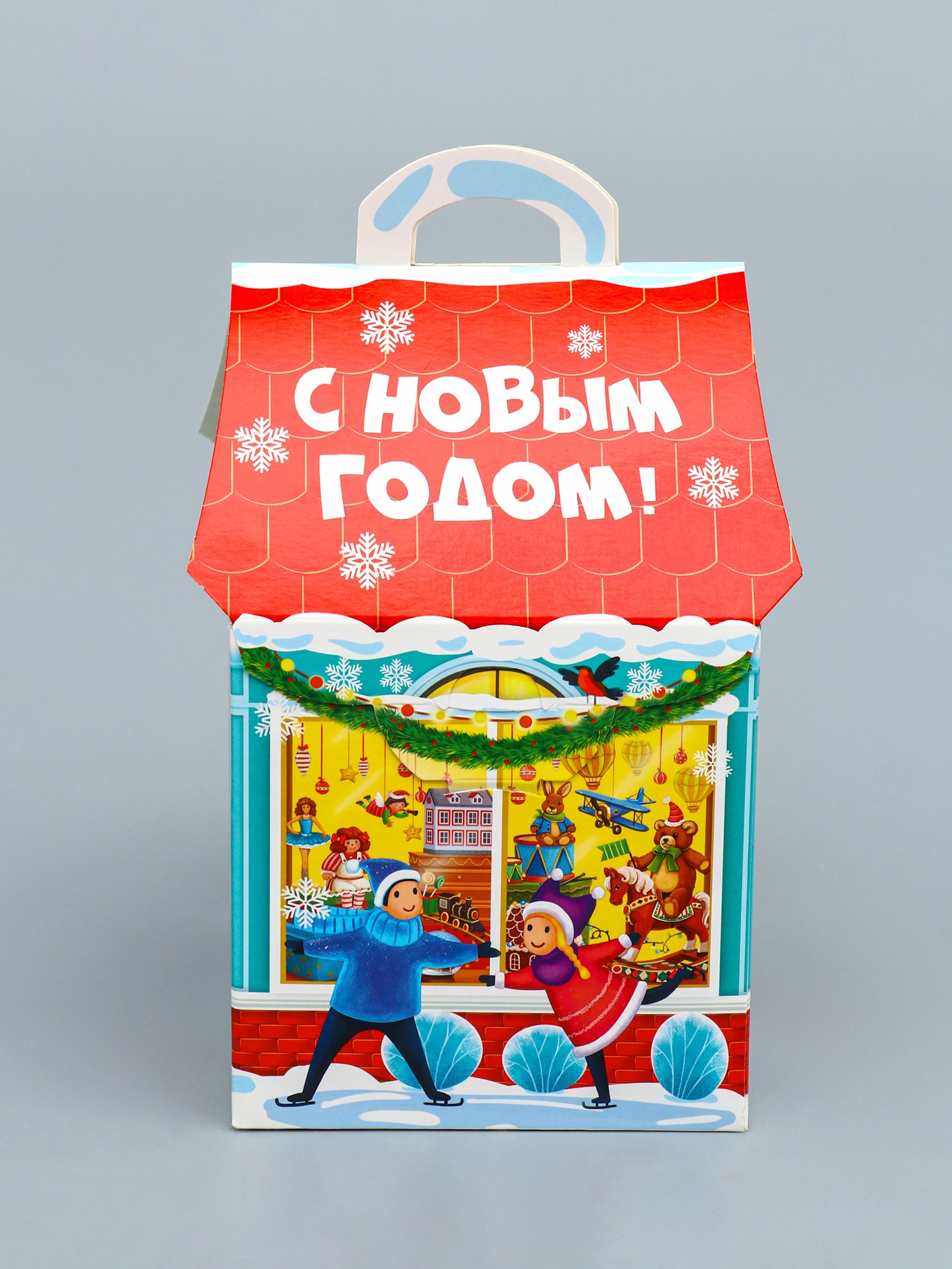 Подарочная коробка Sima-Land "Волшебная лавка", домик, 12 х 12 х 19 см - фото 3