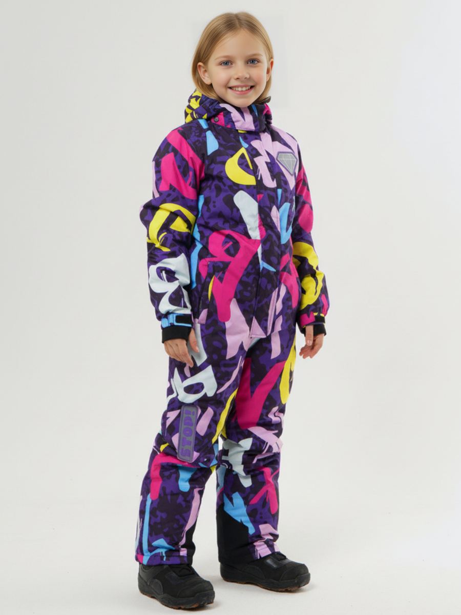 Комбинезон Saimaa GLO-10 фиолетово-розовый - фото 1