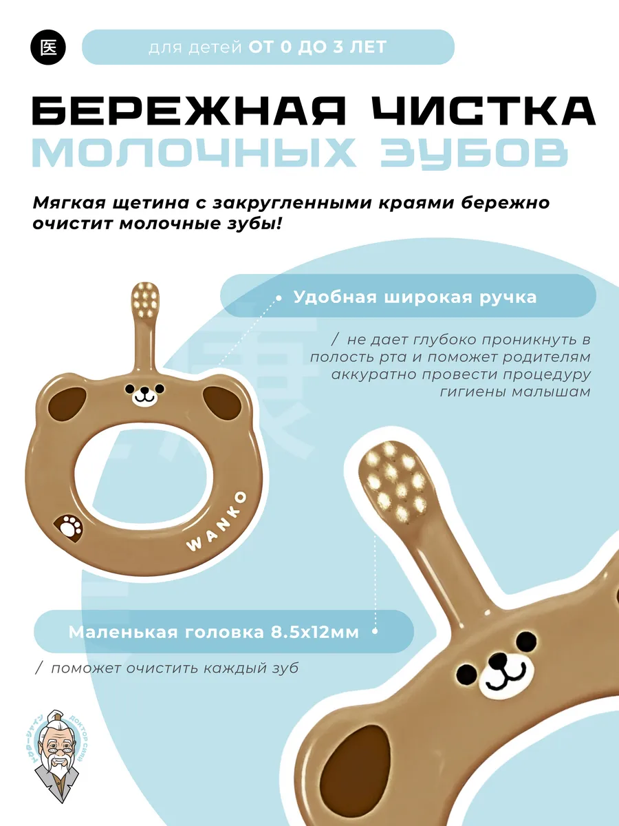 Зубная щетка классическая Доктор Сияй Ci Medical от 1 года 1 шт. - фото 2
