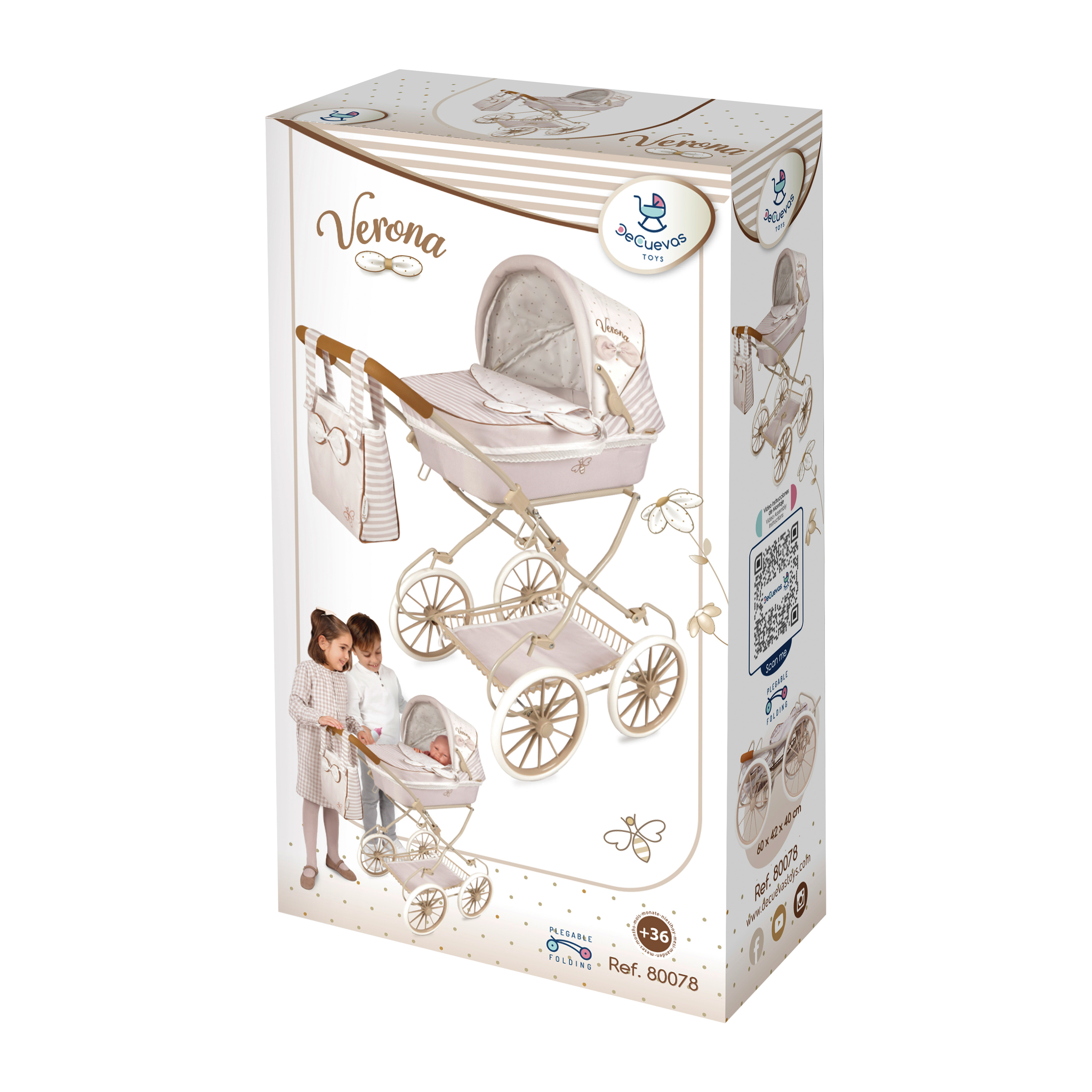 Коляска-люлька для кукол DeCuevas Toys 80078 - фото 10