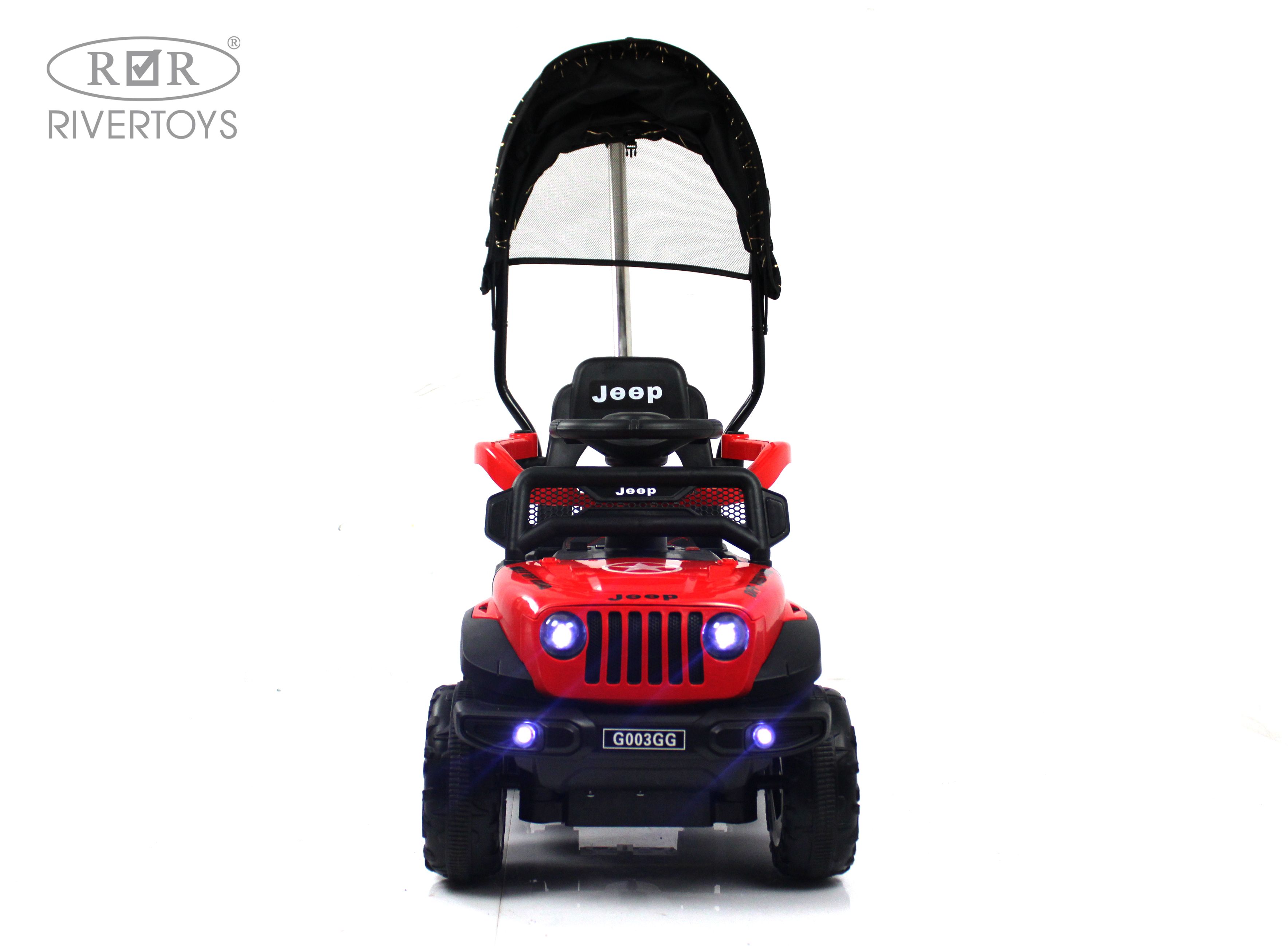 Электромобиль RIVERTOYS G003GG-RED С пультом ДУ - фото 2