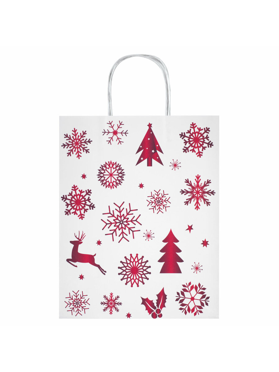 Подарочный пакет Золотая сказка новогодний для упаковки - фото 3