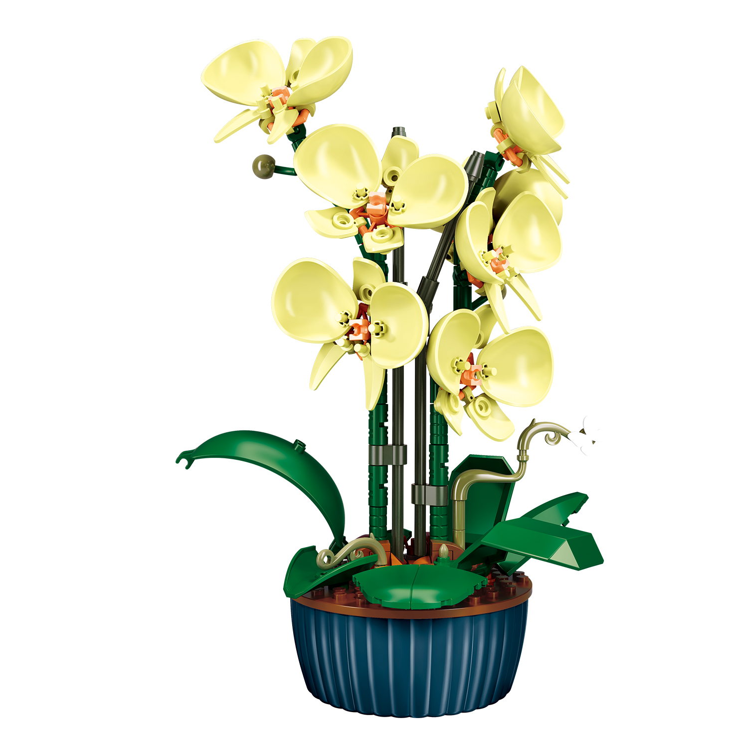 Конструктор SLUBAN Желтая орхидея - фото 1