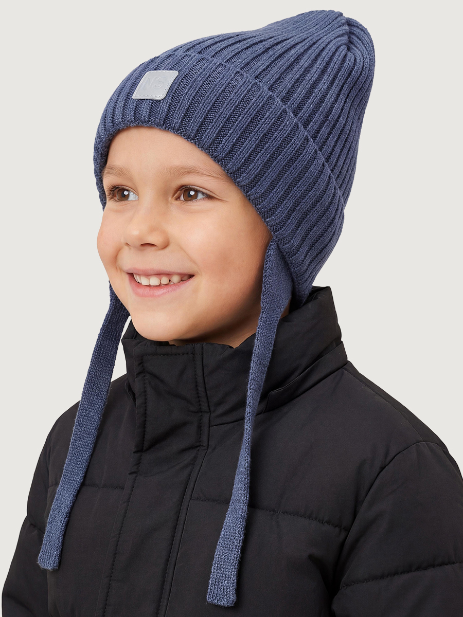 Шапка NIKASTYLE 11м21326 джинс - фото 1