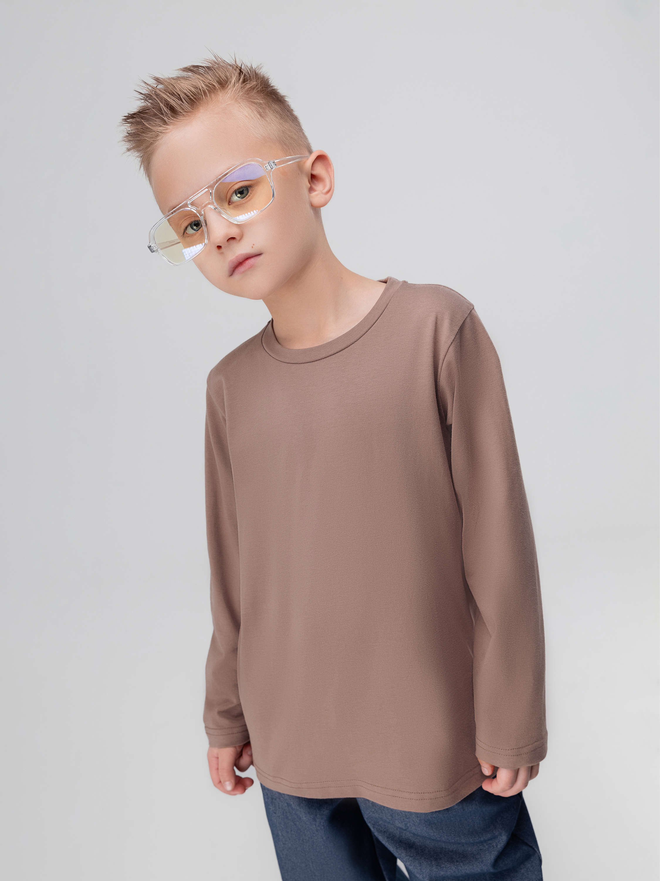 Лонгслив Bodo 7-289MU_какао - фото 3