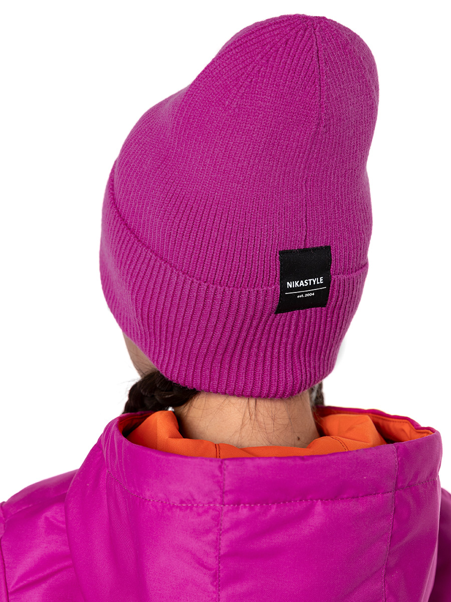 Шапка NIKASTYLE 11м11424 фуксия - фото 2