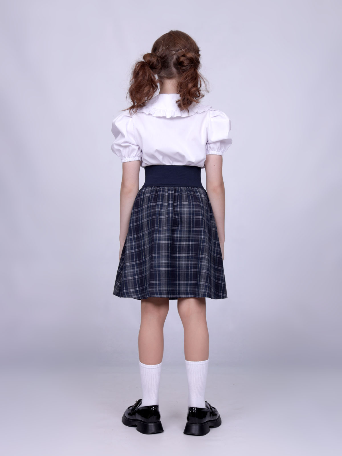 Юбка Sky Lake 2369 Рио комби синий - фото 4