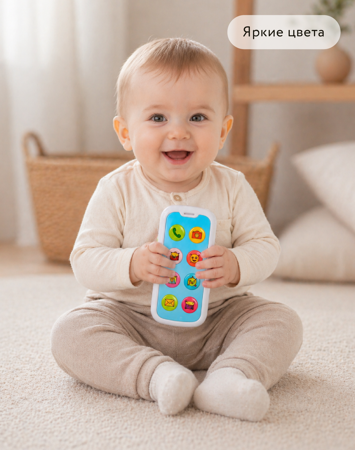 Игрушка BabyGo телефон Пульт - фото 2